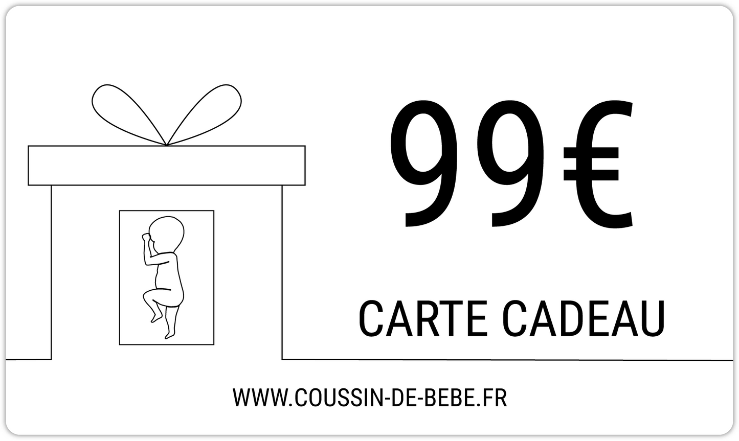 COUSSIN DE BÉBÉ - CARTE CADEAU