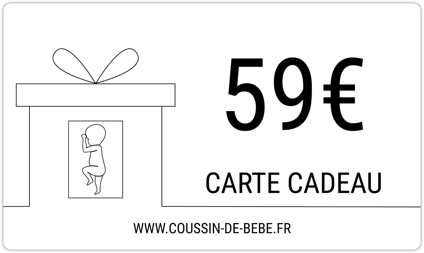 COUSSIN DE BÉBÉ - CARTE CADEAU